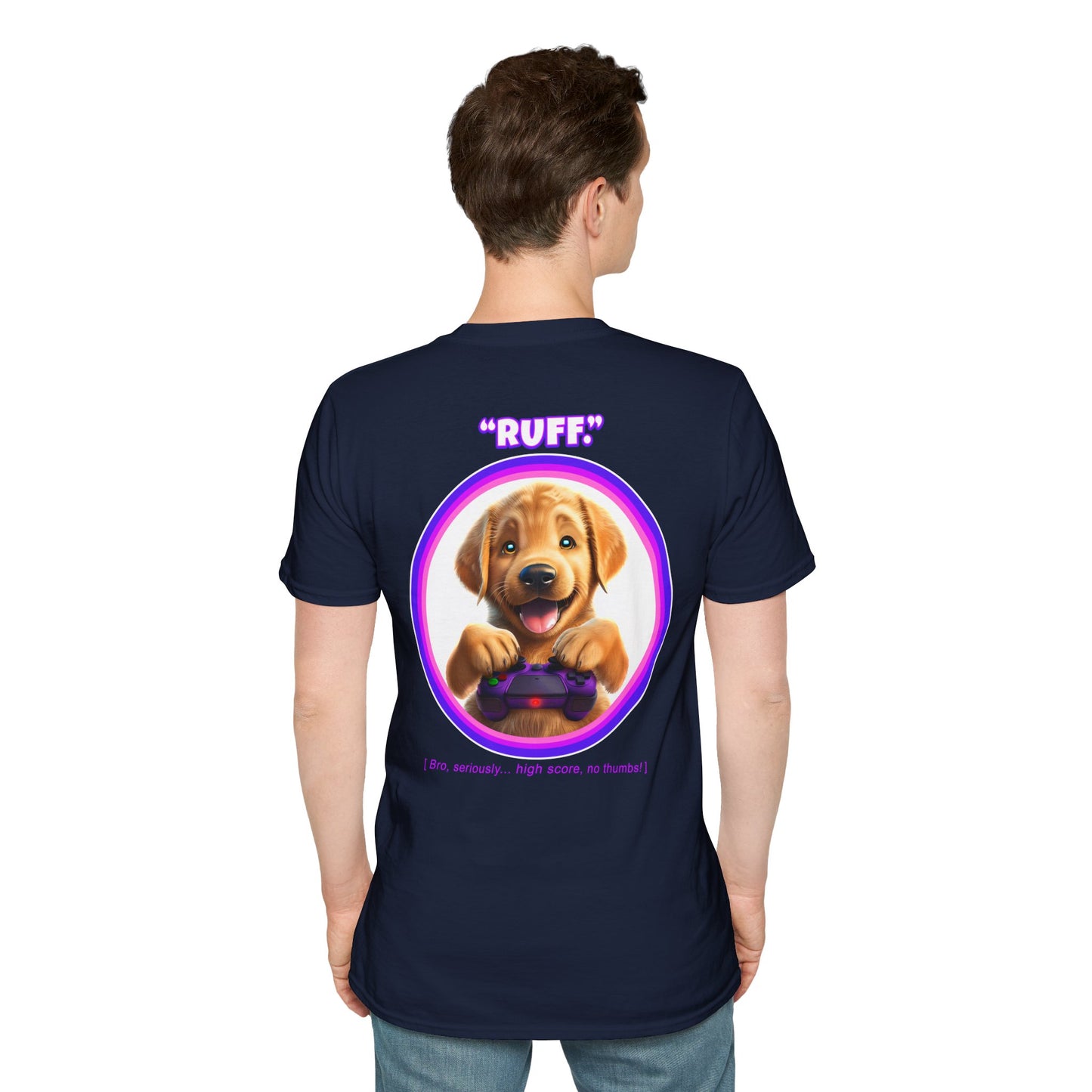 Golden Retriever Ruff (Purple)