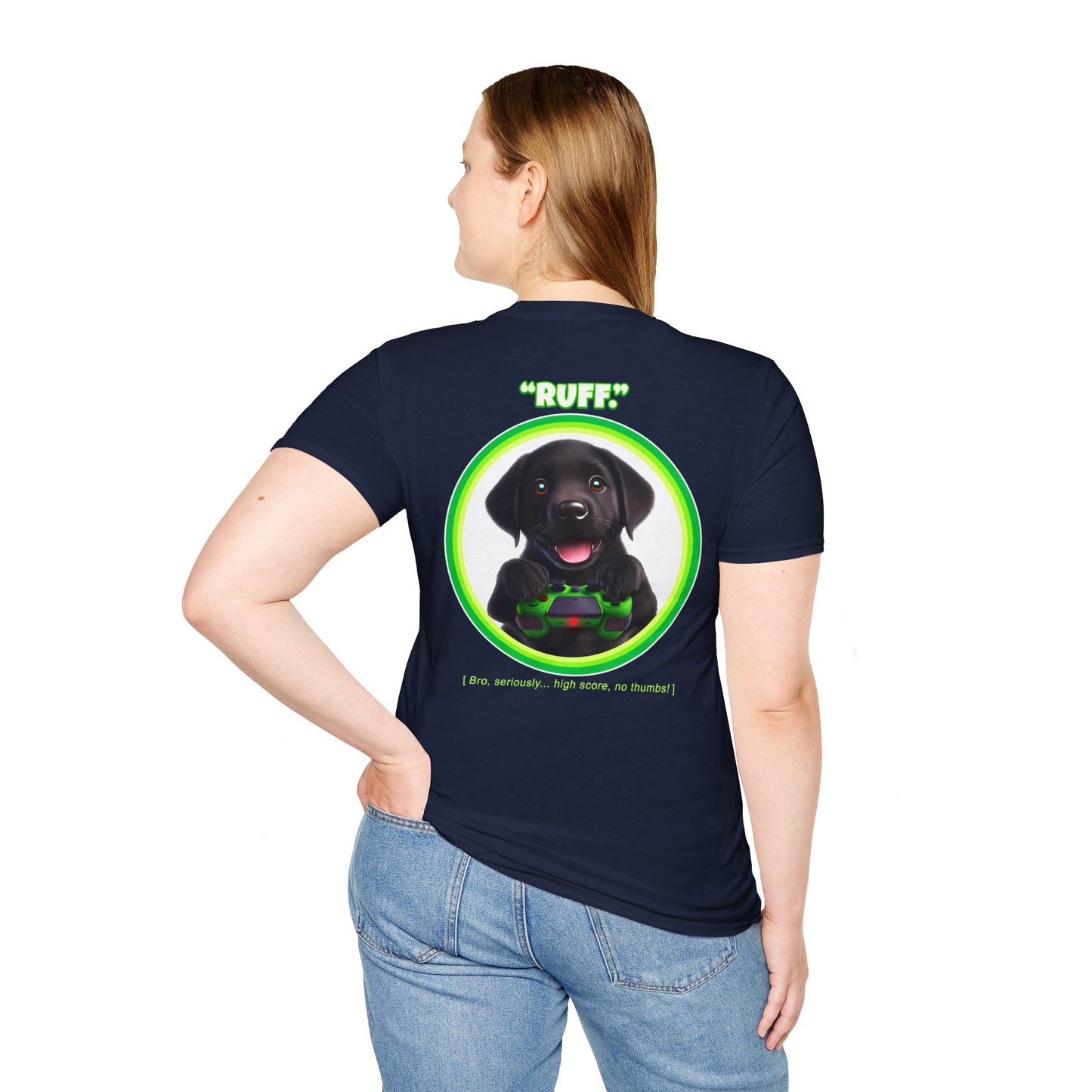 Black Lab Ruff (Green)