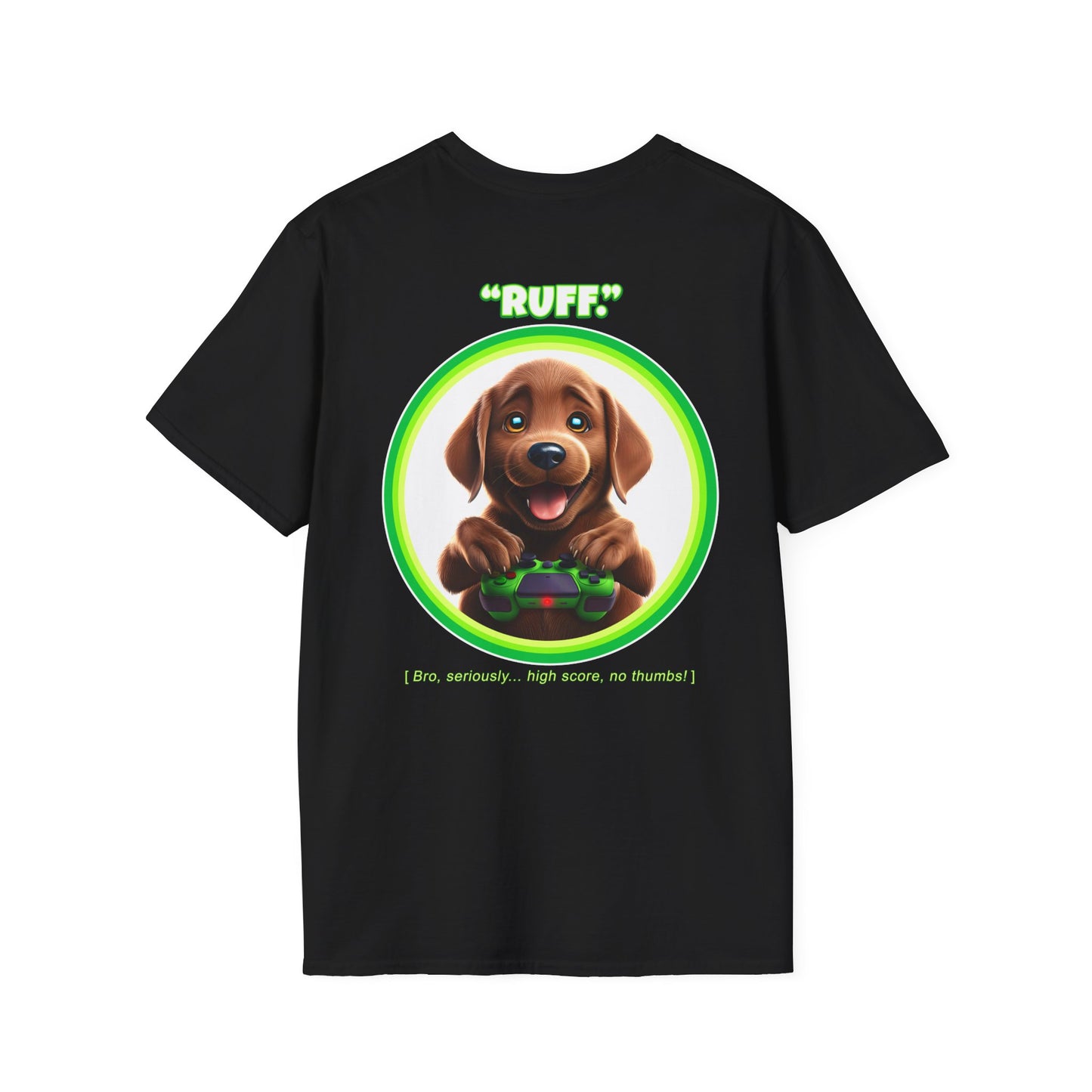 Chocolate Lab Ruff (Green)