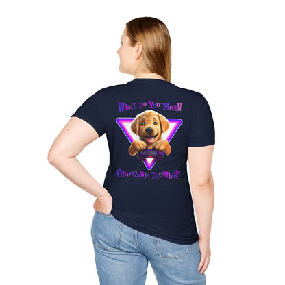 Golden Retriever What? (Purple)