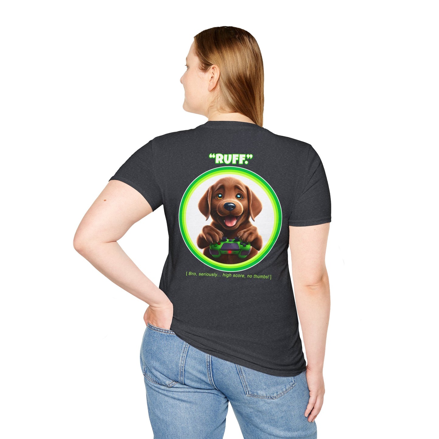 Chocolate Lab Ruff (Green)