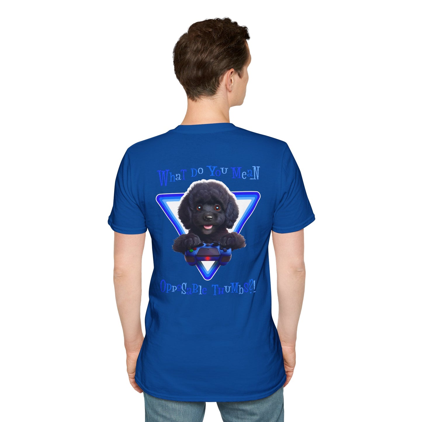 Black Poodle What? (Blue)