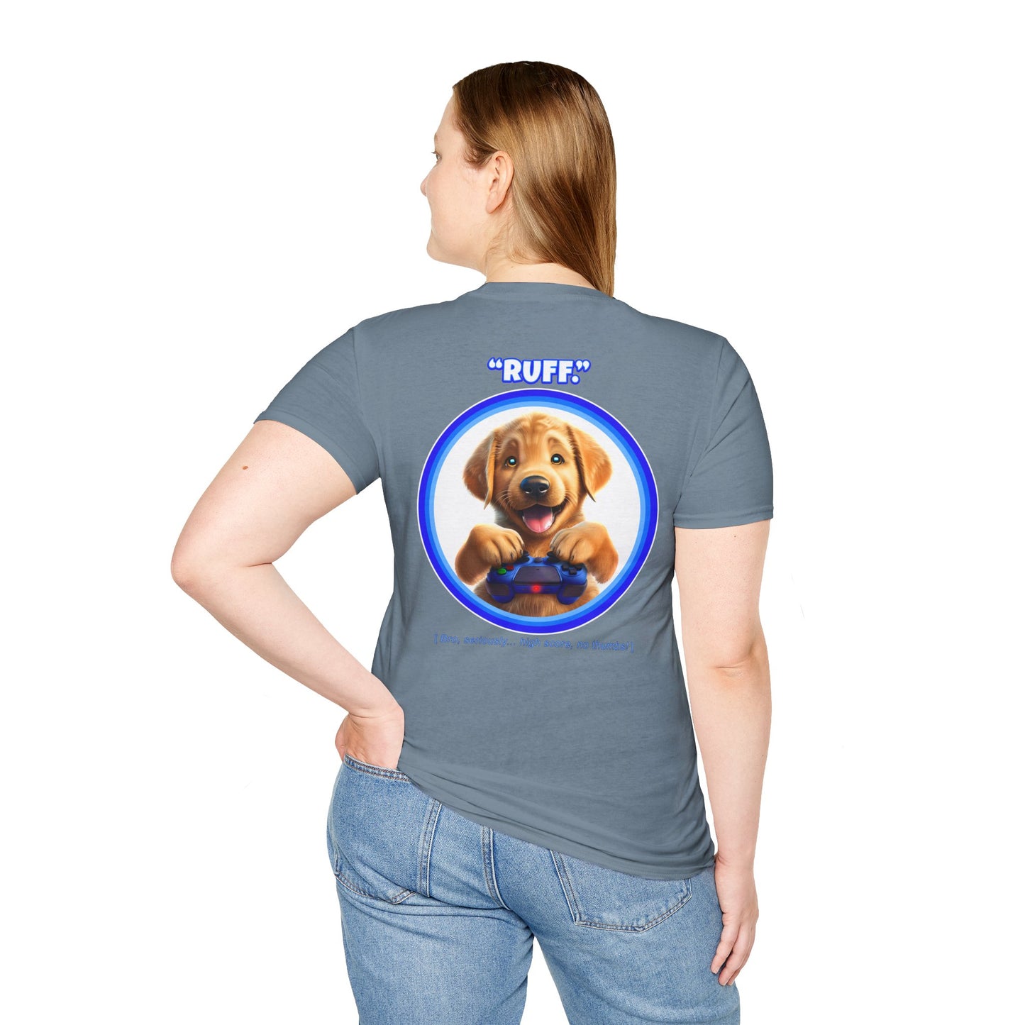 Golden Retriever Ruff (Blue)