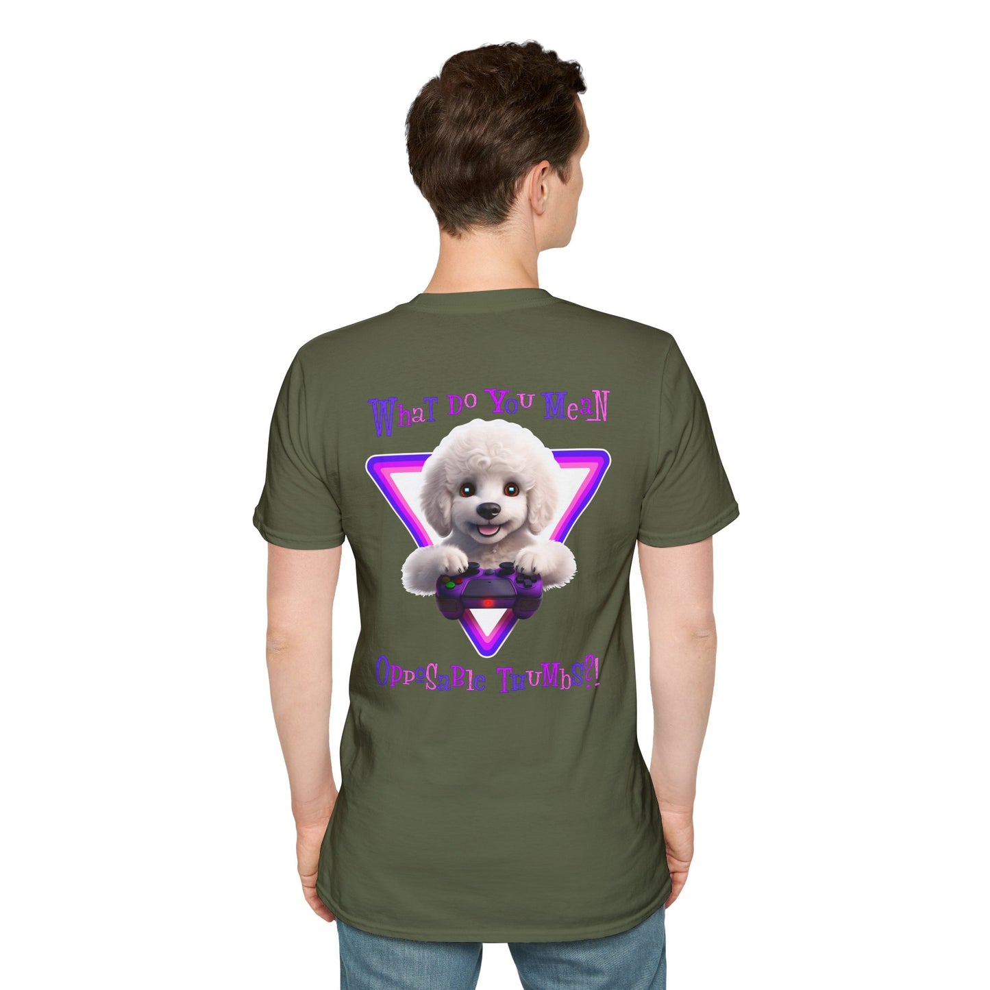 White Poodle What? (Purple)