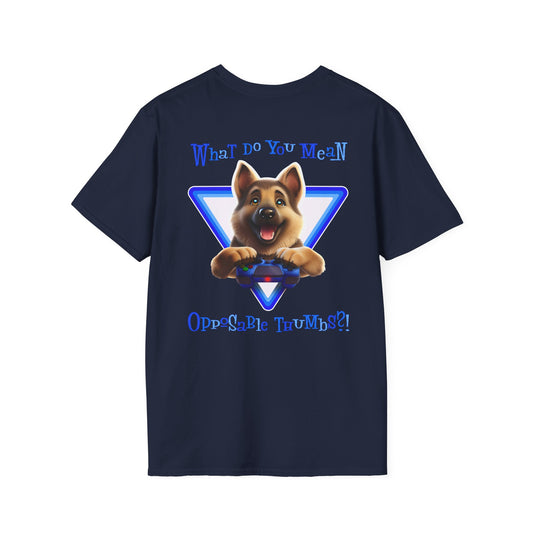 German Shepherd What? (Blue)