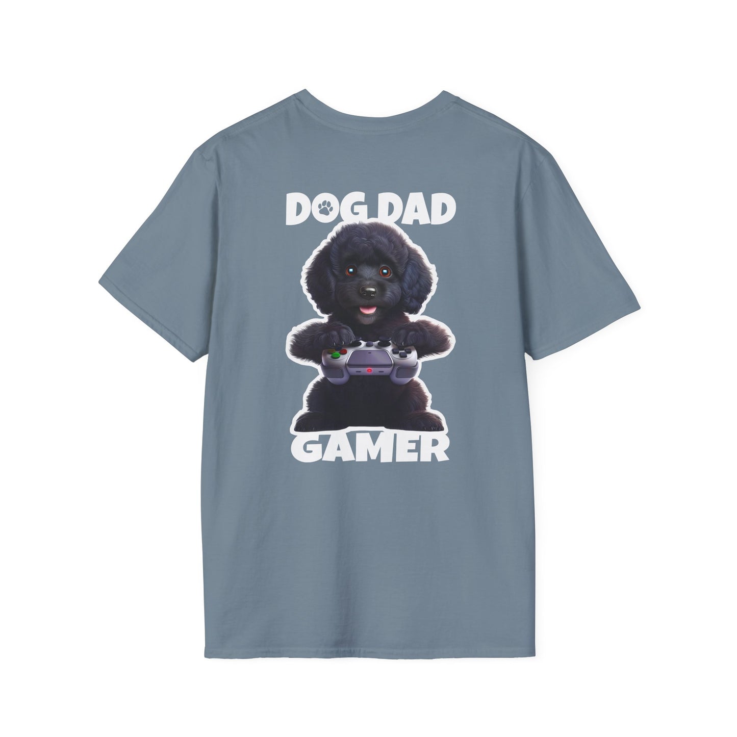 Black Poodle Has Dad