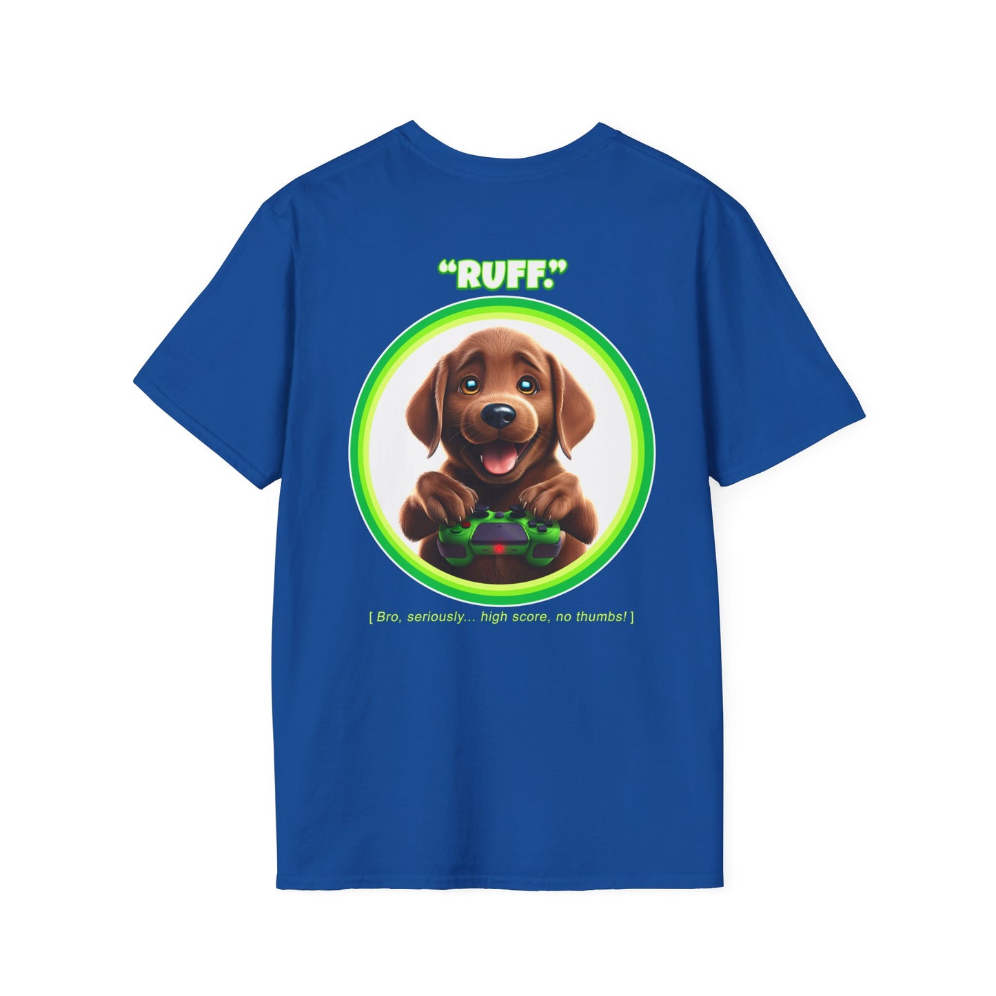 Chocolate Lab Ruff (Green)