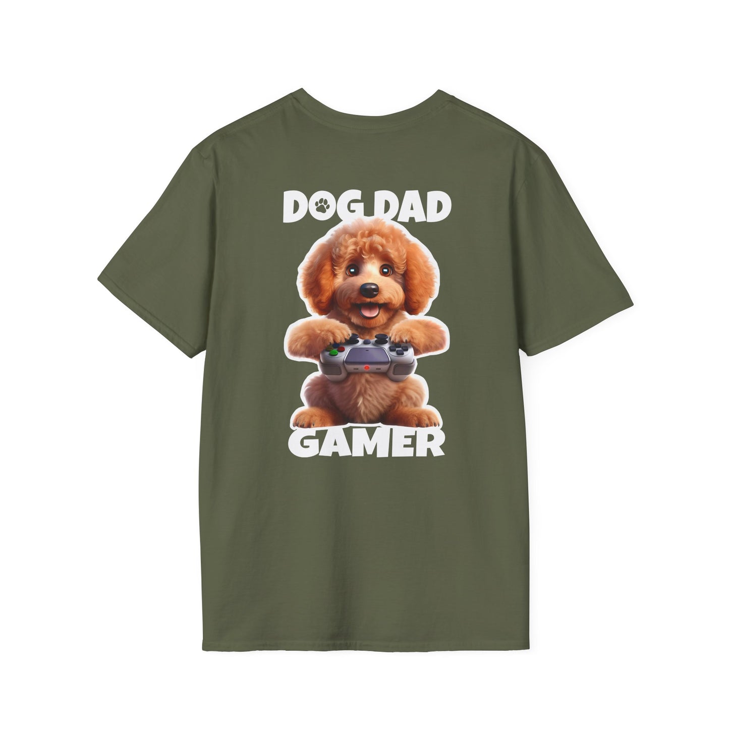 Red Poodle Has Dad