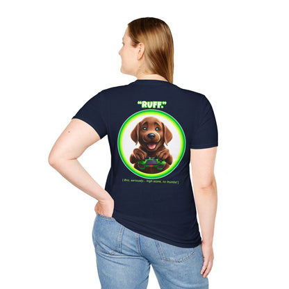 Chocolate Lab Ruff (Green)