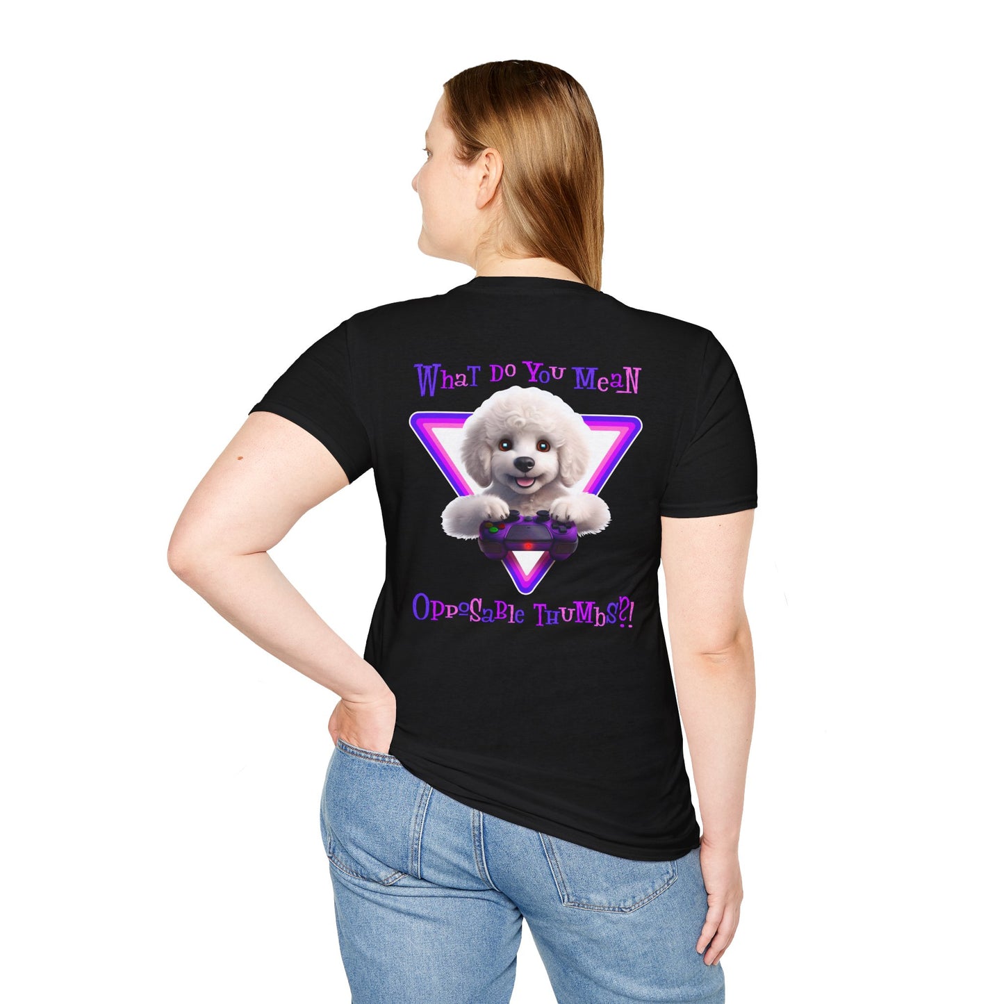 White Poodle What? (Purple)