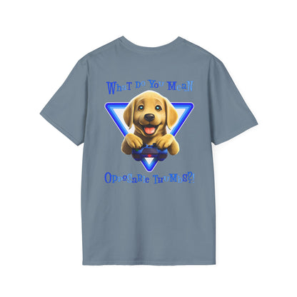 Yellow Lab What? (Blue)