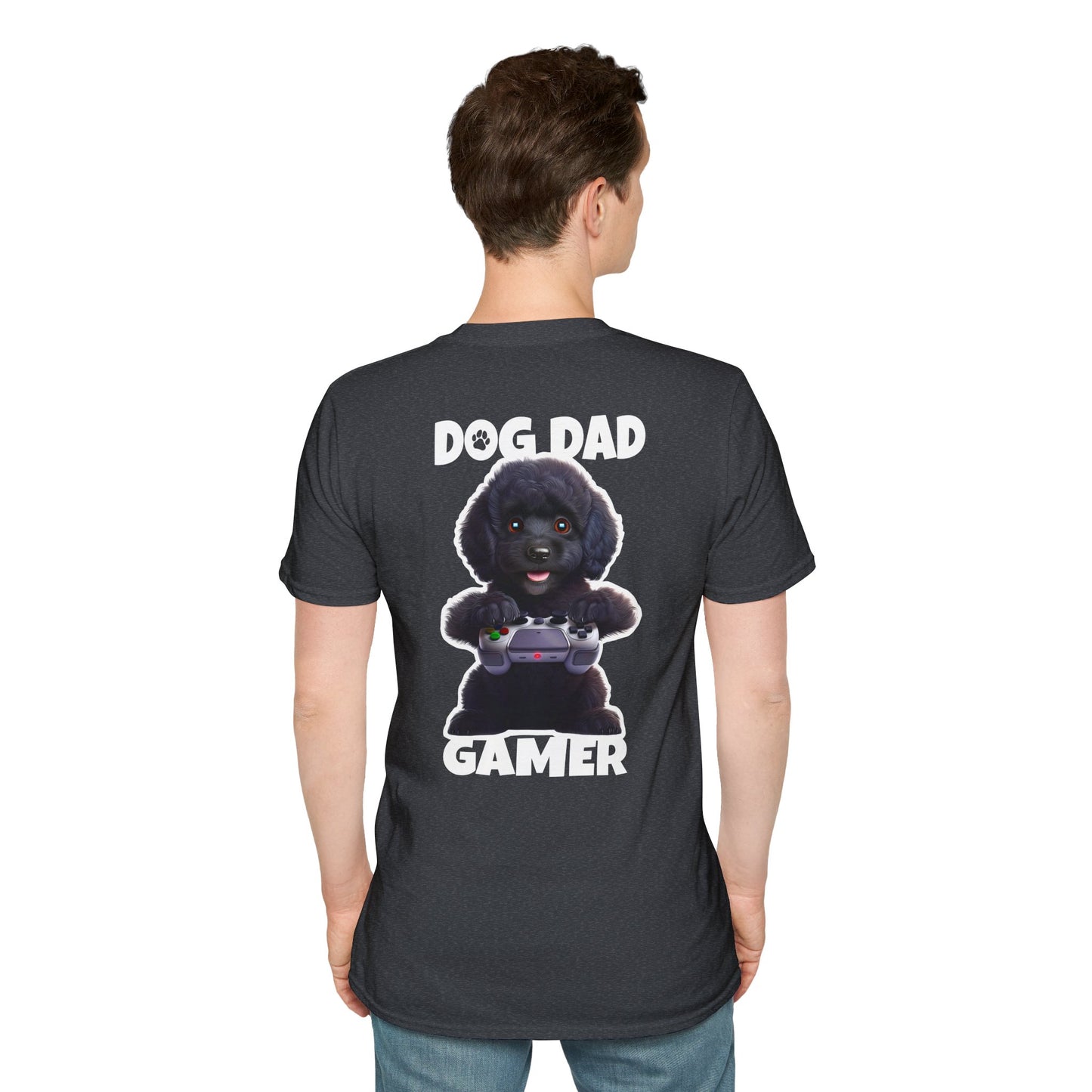 Black Poodle Has Dad