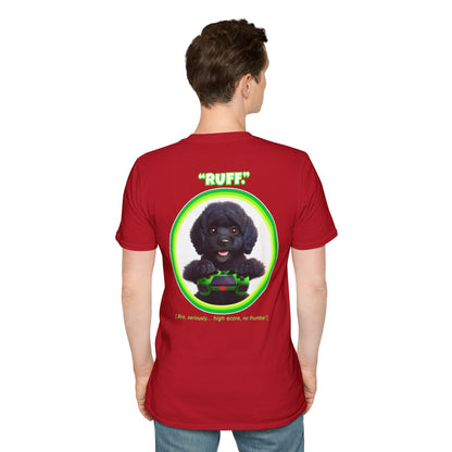 Black Poodle Ruff (Green)