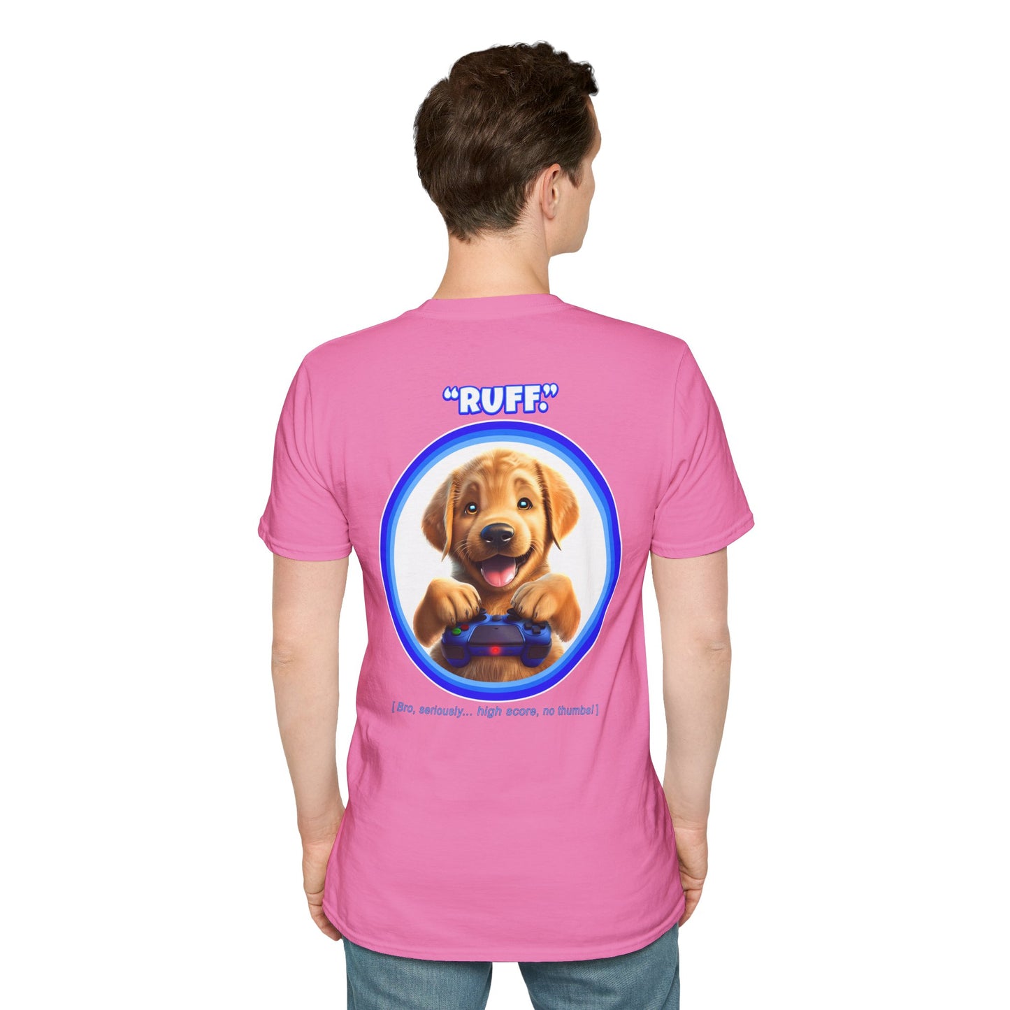 Golden Retriever Ruff (Blue)