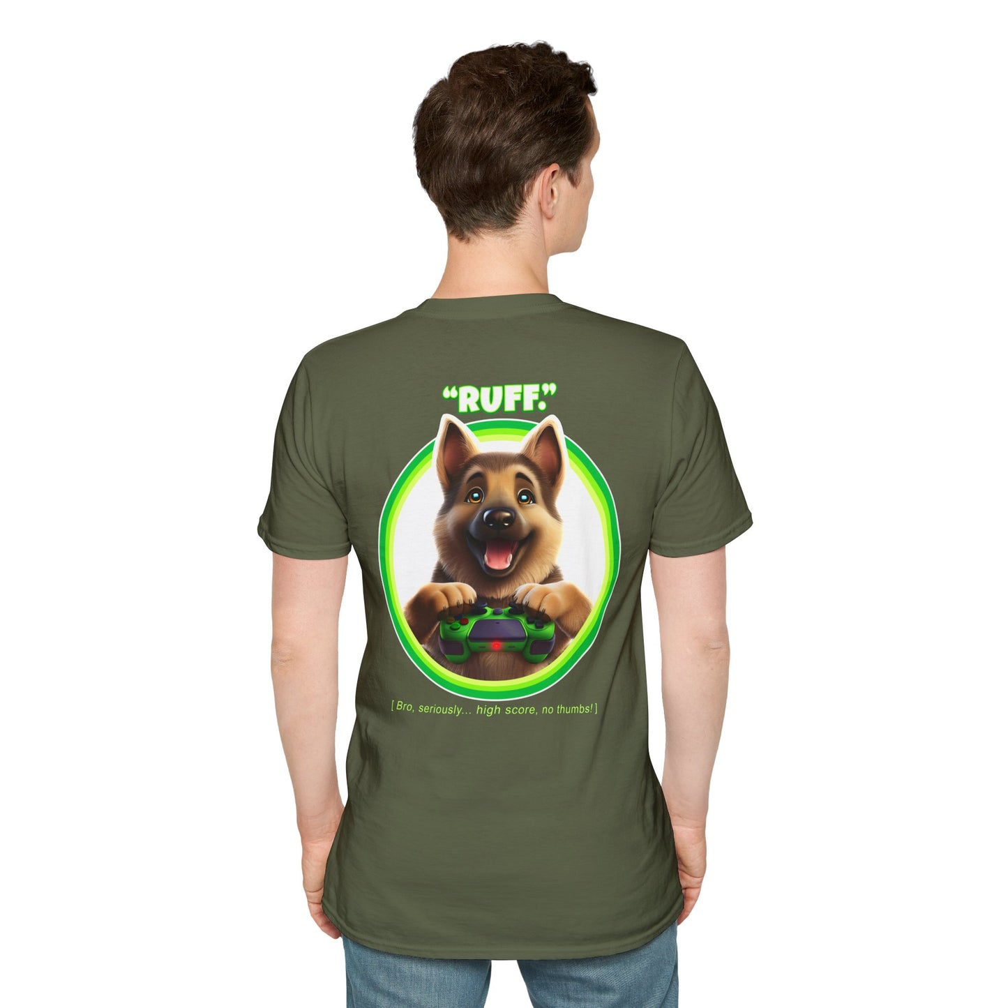 German Shepherd Ruff (Green)