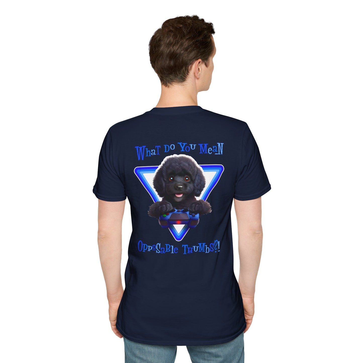 Black Poodle What? (Blue)