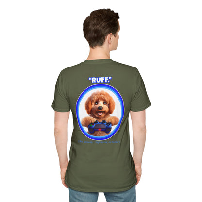 Red Poodle Ruff (Blue)