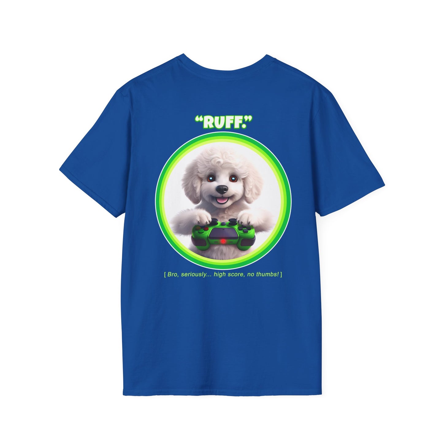 White Poodle Ruff (Green)