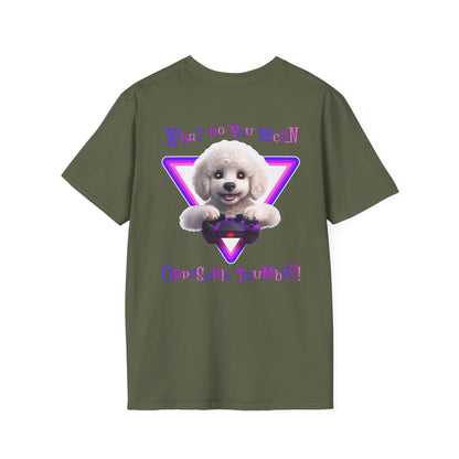 White Poodle What? (Purple)