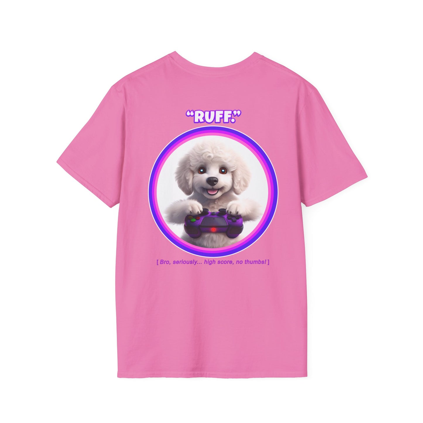 White Poodle Ruff (Purple)