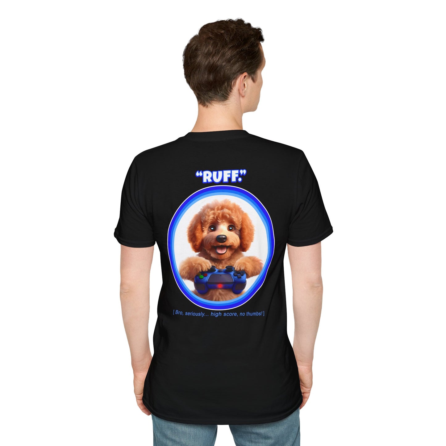 Red Poodle Ruff (Blue)