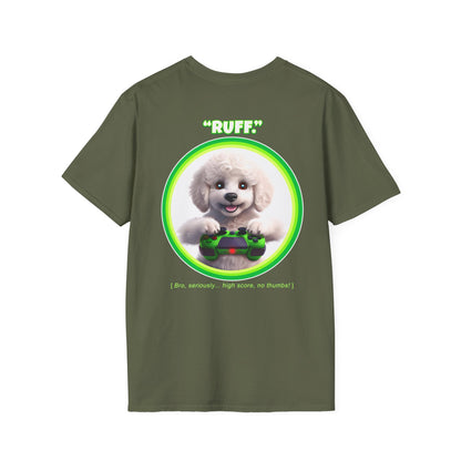 White Poodle Ruff (Green)