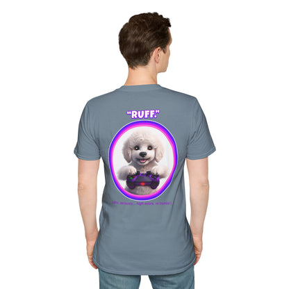 White Poodle Ruff (Purple)