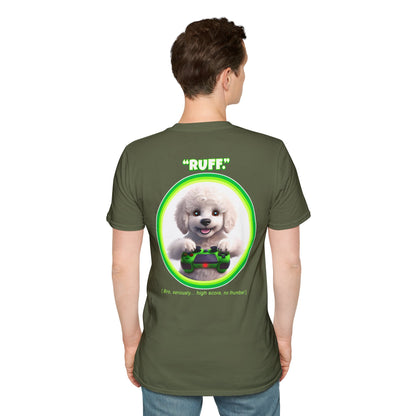 White Poodle Ruff (Green)