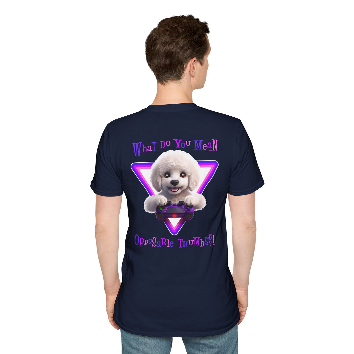 White Poodle What? (Purple)