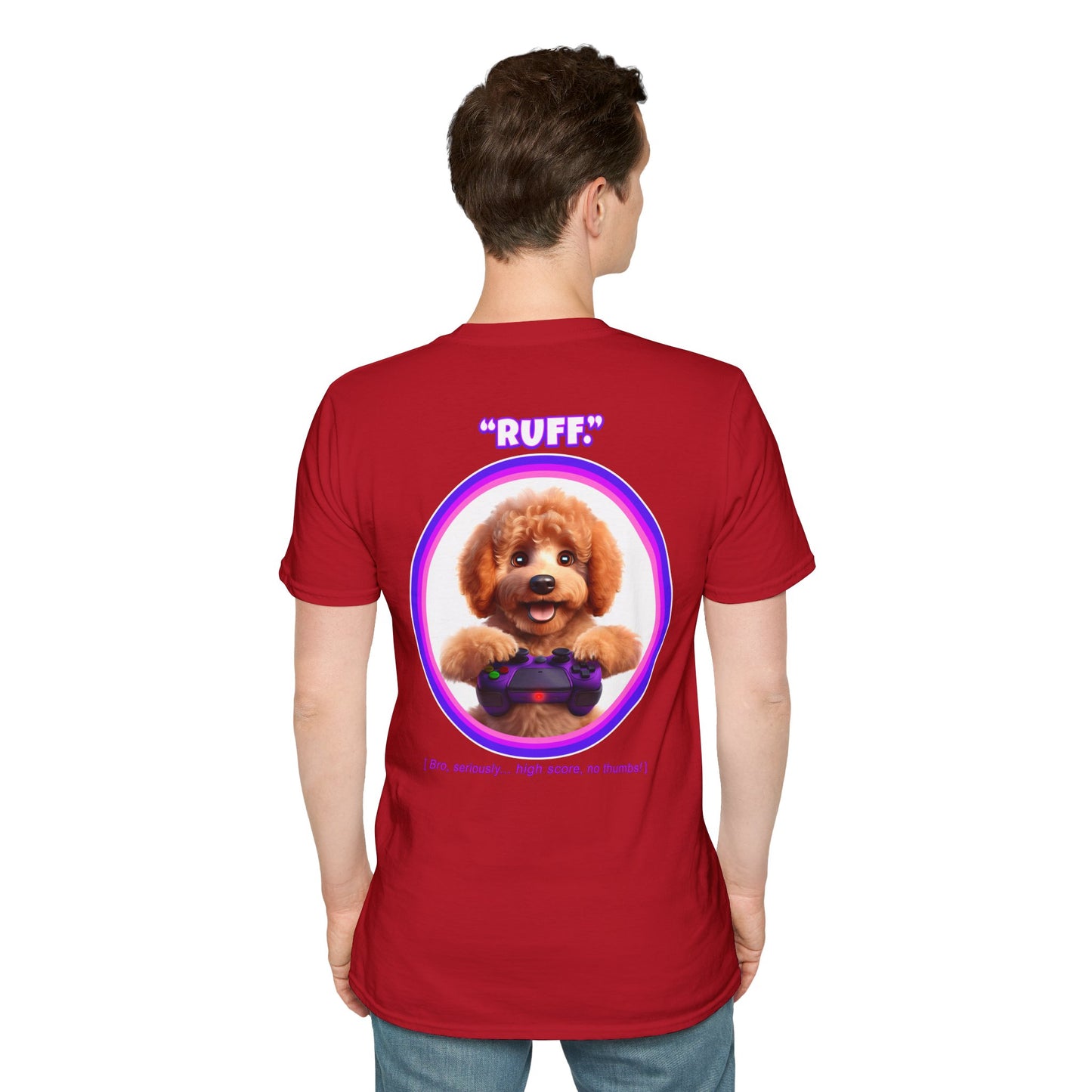 Red Poodle Ruff (Purple)