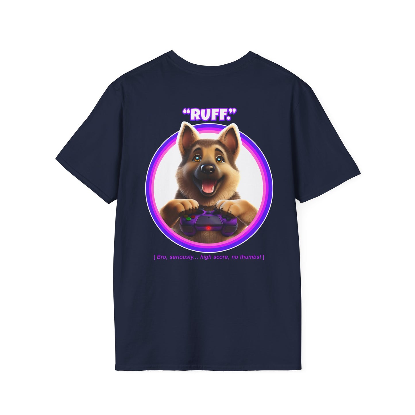 German Shepherd Ruff (Purple)