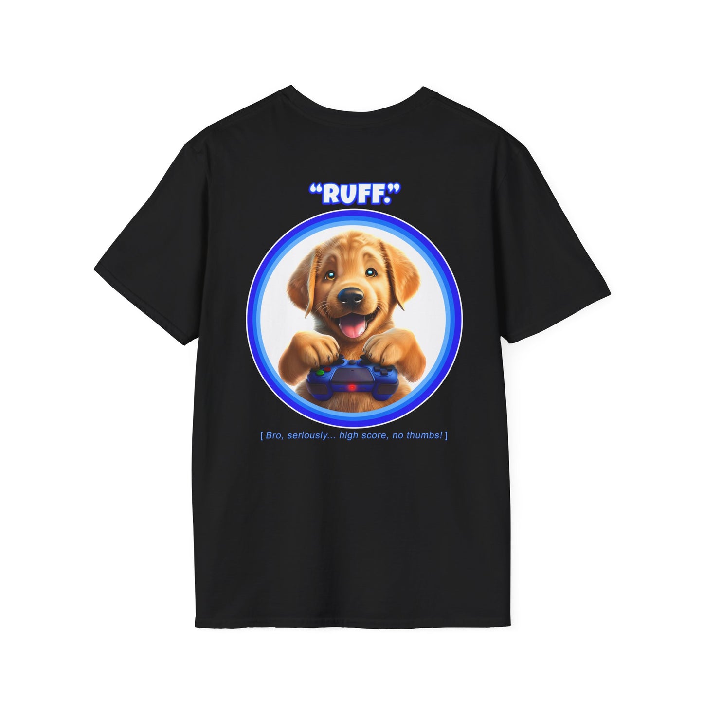 Golden Retriever Ruff (Blue)