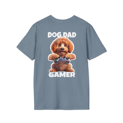 Red Poodle Has Dad