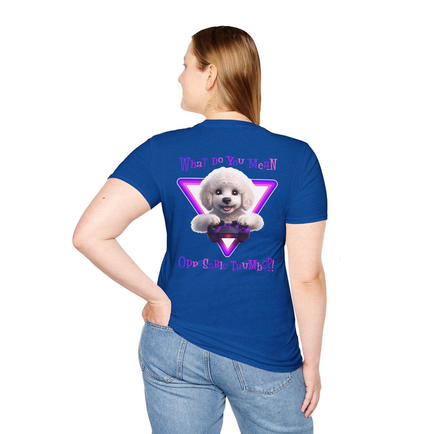 White Poodle What? (Purple)