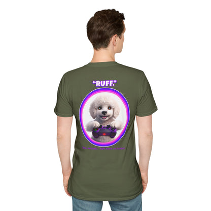 White Poodle Ruff (Purple)