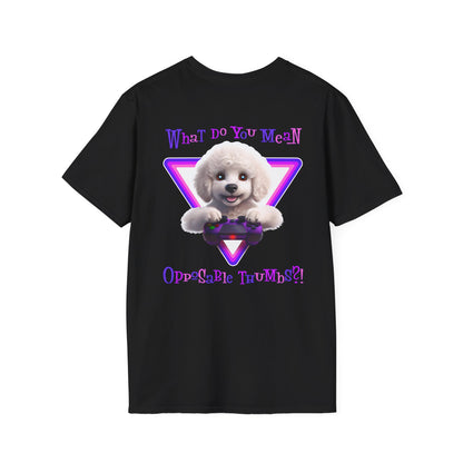 White Poodle What? (Purple)