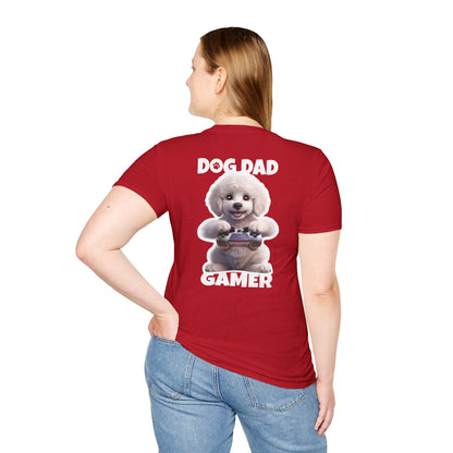 White Poodle Has Dad