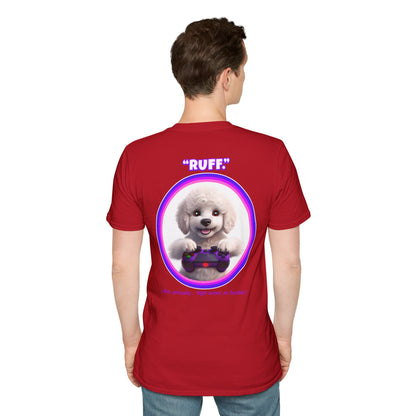 White Poodle Ruff (Purple)