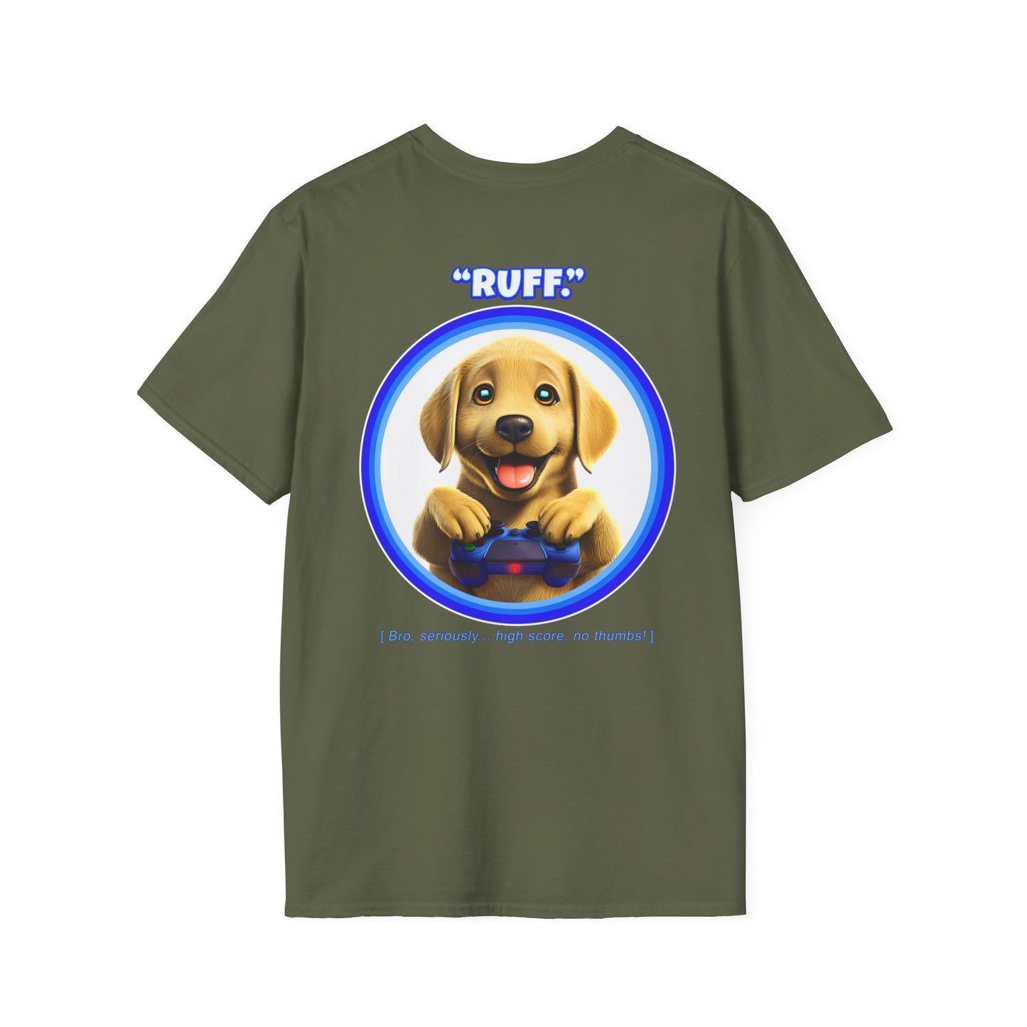 Yellow Lab Ruff (Blue)