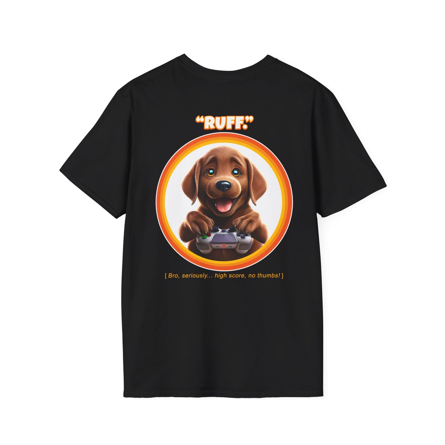 Chocolate Lab Ruff (Orange)