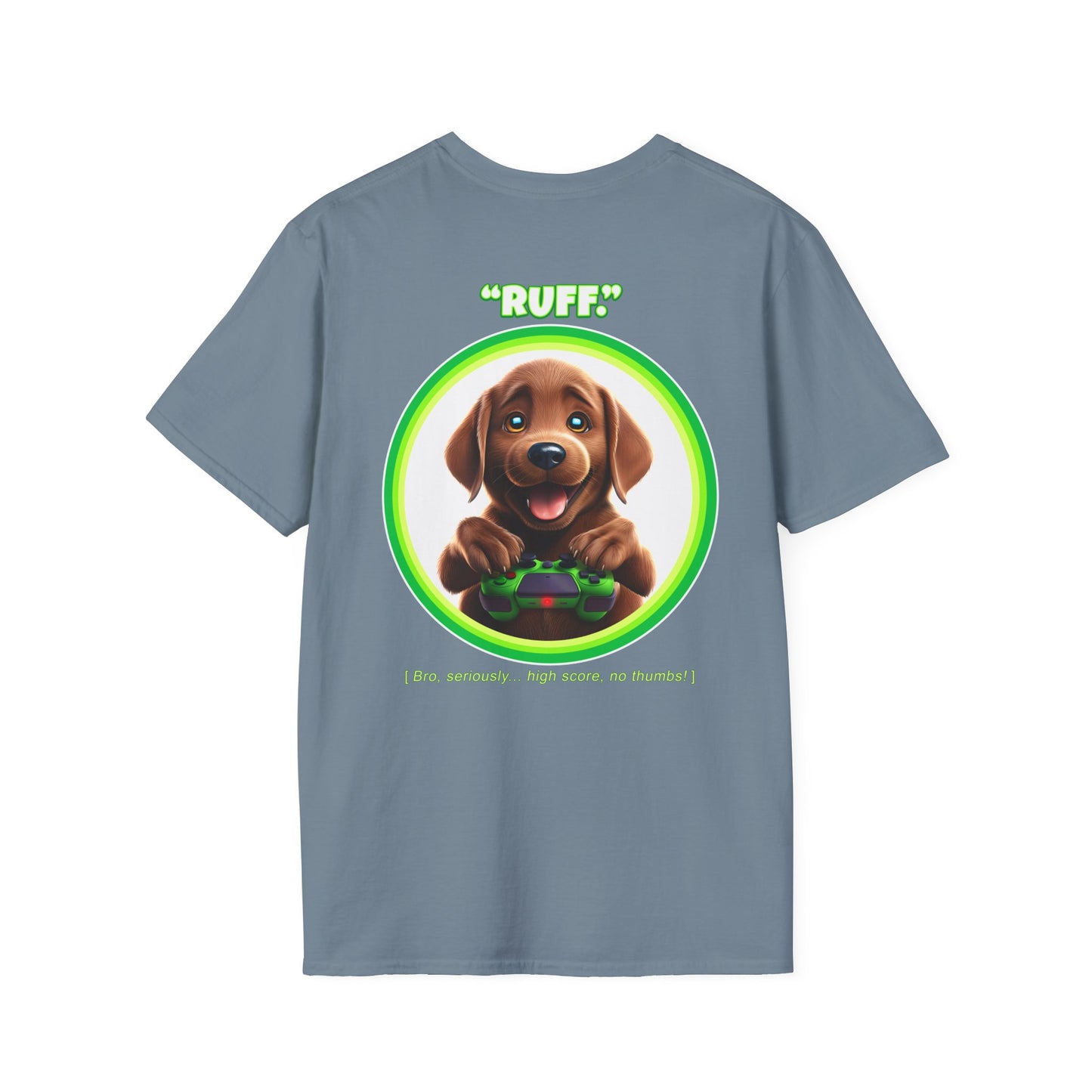 Chocolate Lab Ruff (Green)