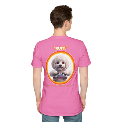 White Poodle Ruff (Orange)