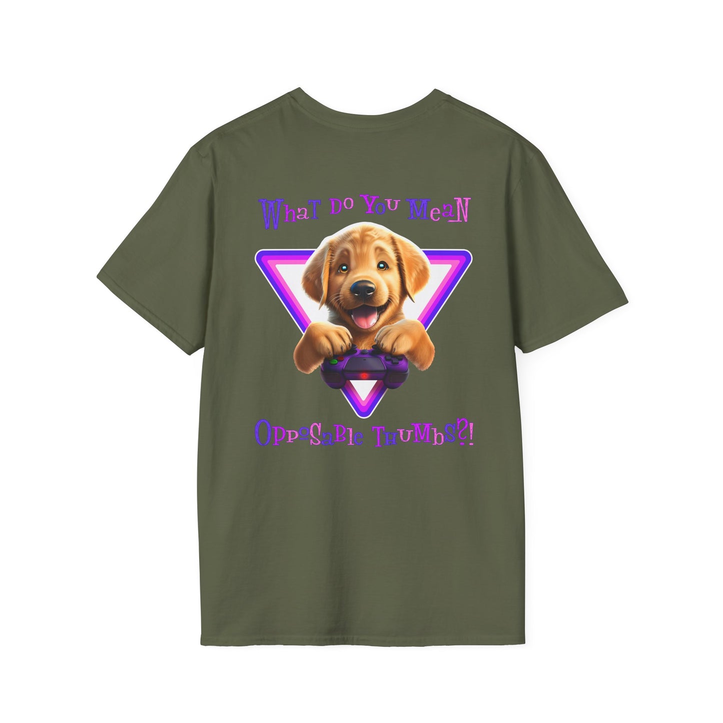 Golden Retriever What? (Purple)