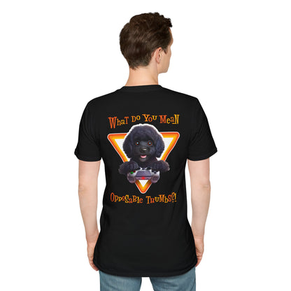 Black Poodle What? (Orange)