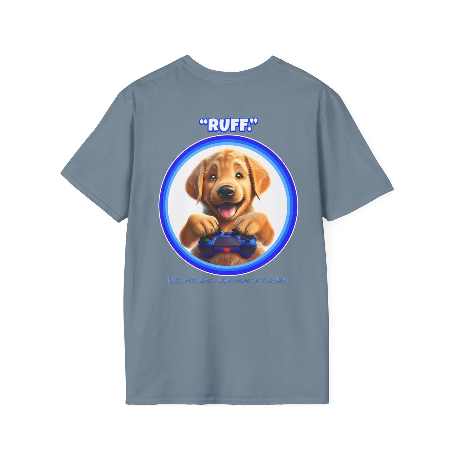 Golden Retriever Ruff (Blue)