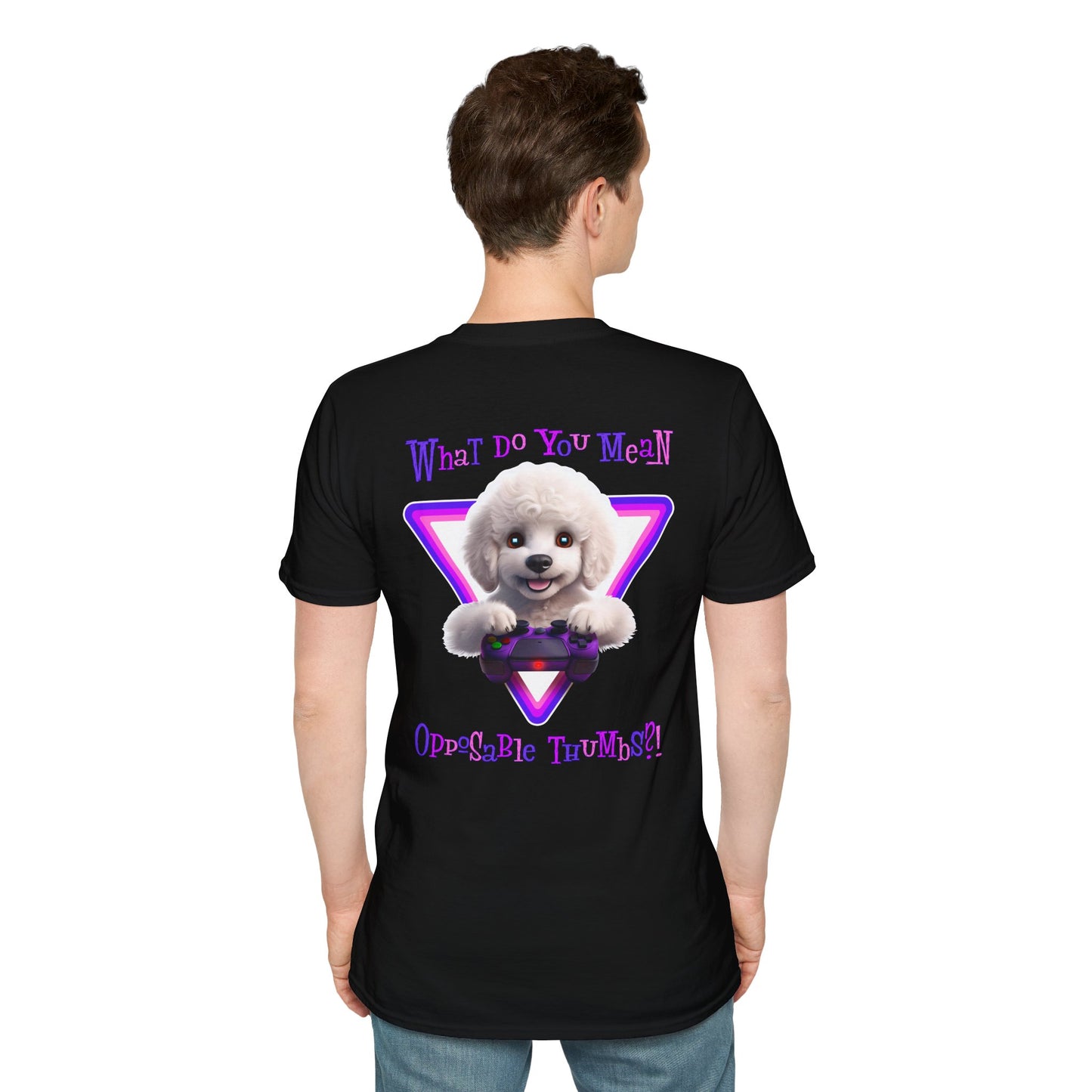 White Poodle What? (Purple)