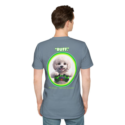 White Poodle Ruff (Green)