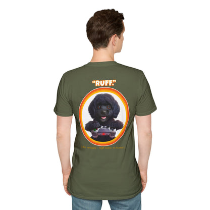 Black Poodle Ruff (Orange)