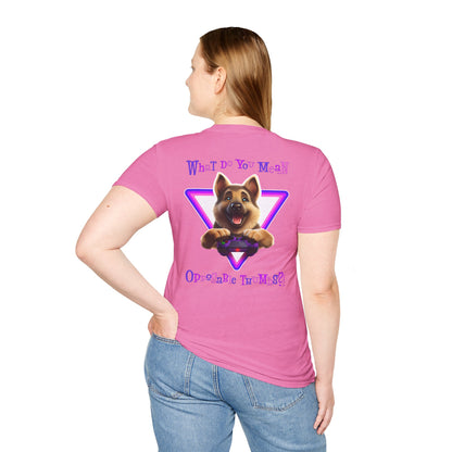 German Shepherd What? (Purple)