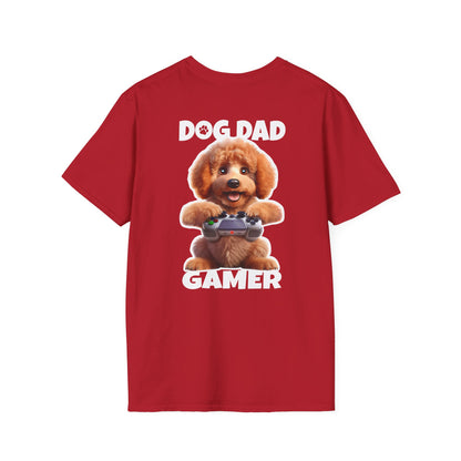 Red Poodle Has Dad